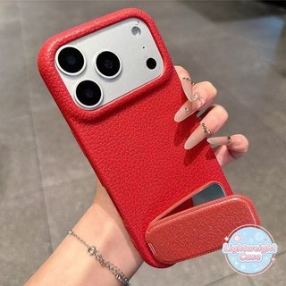 Ốp Lưng Cho IPhone 15 17 13 16 11 12 14 Pro Max Air 16 Plus Thời trang sang trọng Da cảm nhận kết cấu da đứng bìa mềm