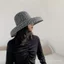 Mùa Hè Pháp Hepburn Mũ Đồng Hồ Kỳ Nghỉ Mũ Chống Nắng Đi Biển Chống Nắng Mũ Rơm Có Thể Gập Lại Nữ Mũ Chống Nắng