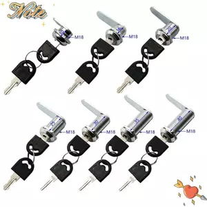 Khóa Cam NOTE1, Khóa Tủ Kim Loại Bạc, Thiết Thực 16 / 20 / 25 / 30 Mm Dễ Dàng Thay Thế Với 2 Phím Khóa Tủ Khóa Ngăn Kéo