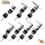 Khóa Cam NOTE1, Khóa Tủ Kim Loại Bạc, Thiết Thực 16 / 20 / 25 / 30 Mm Dễ Dàng Thay Thế Với 2 Phím Khóa Tủ Khóa Ngăn Kéo
