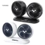 < CarFashion > Quạt làm mát xe 10 cánh xoay 360 độ