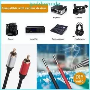 Cáp loa GODD Thính phòng nam đến đầu mở Dây đuôi lợn tăng cường trải nghiệm thính giác với thiết bị rạp hát tại nhà