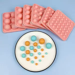 Khuôn silicon sô cô la xốp tự làm bigapple cho kẹo, bánh Pudding & đá viên RDG
