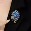 HFSHY Mạ Vàng Pha Lê Hoa Trâm Sáng Bóng Cubic Zirconia Phụ Kiện Thời Trang Cho Nữ Trang Trí Hàng Ngày VN