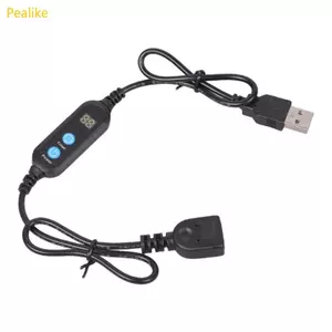 Dây nối dài USB hẹn giờ kỹ thuật số Pealike 24H có chức năng tiết kiệm năng lượng