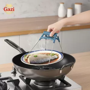 Kẹp đĩa bát bếp chống bỏng Giá đỡ chịu nhiệt chống trượt bền bỉ cho bữa ăn gia đình Sử dụng nấu ăn nướng [VN]