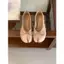 TT Satin Nơ Giày Ba Lê Nữ Mũi Tròn Giày Đế Bằng Nhiều Màu Tùy Chọn Thoải Mái Phù Hợp Với
