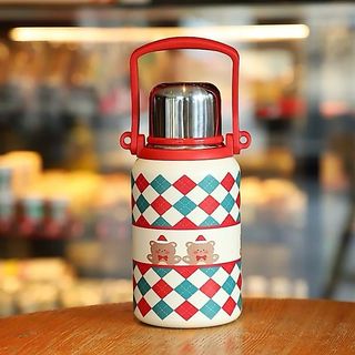 Bình Giữ Nhiệt Dạng Phích Inox 316 1200ml & 800ml Kèm Dây Đeo Thiết Kế Hiện Đại Vỏ Sáng Bóng Hạn Chế Han Gi Dễ Vệ Sinh
