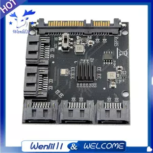Thẻ mở rộng JMB575 1SATA sang 5SATA cho ổ cứng SATA3.0 Bộ chuyển đổi tốc độ cao hoạt động cho Linux Windows7 / 8 / 10 / 11