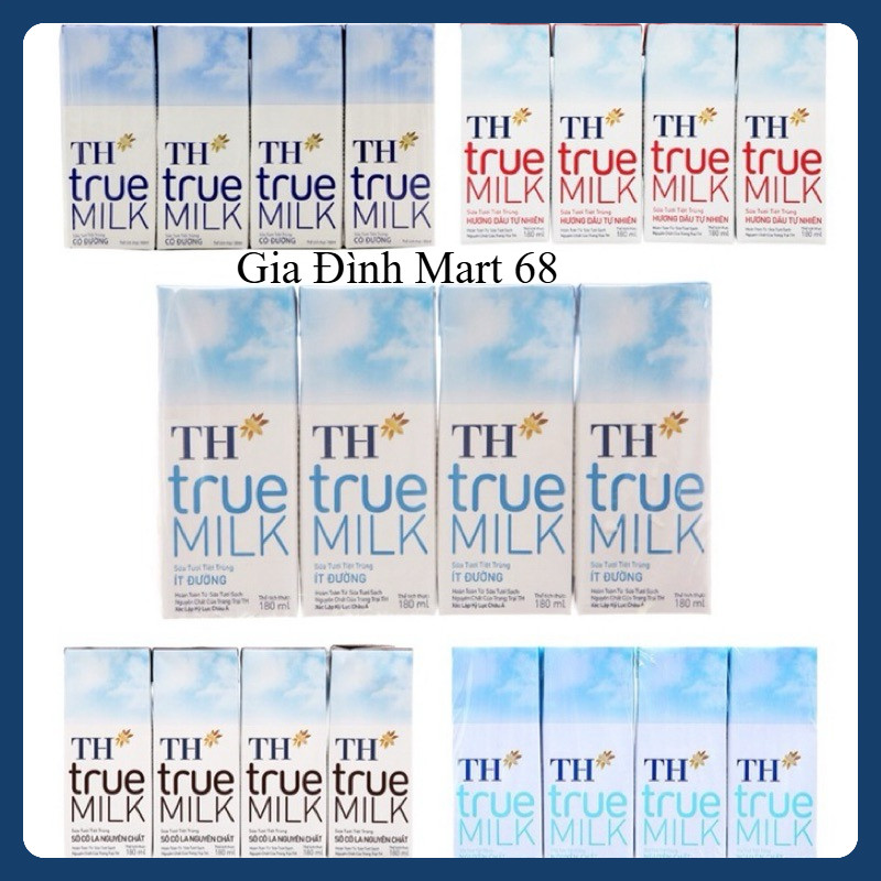 [Combo 3lốc] Sữa Tươi TH Truemilk 180ml