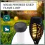 2 Chiếc LED Năng Lượng Mặt Trời Ngọn Lửa Đèn Nhấp Nháy Chống Thấm Nước Trang Trí Sân Vườn Cảnh Quan Bãi Cỏ Đèn Đường Chiếu Sáng Đèn Pin Ngoài Trời