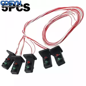 <cosyh>Railroad Dwarf Signals，Resistors 20mm ABS Dwarf LEDs Made Model Railroads