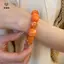 Vòng tay đính cườm hình vuông không đều bằng Acrylic dành cho nữ Vòng tay đơn giản Châu Âu và Mỹ Phụ kiện tay thời trang Hàn Quốc [Mina]