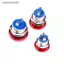 Công tắc nút nhấn đầu nấm kim loại IP65 chống nước SPST ON-OFF 3A 250V 16 / 19 / 22MM FSI
