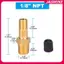 JASMINE 1 / 4 NPT 1 / 8 NPT Airpressor Tanks Van Đổ đầy Van Đồng thau chống ăn mòn Van Schrader (M) Đầu nối lõi van lốp tự động JASMINE