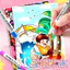 Màu Acrylic Marker 48/60/80 Màu Cao Cấp Bộ Vẽ Tranh Học Sinh Ngòi Brush An Toàn Cho Bé Màu Sáng Rực
