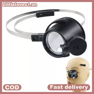 Littleloves1 Đầu Gắn 15X Sửa Chữa Kính Cường Lực Có Đèn LED Có Thể Điều Chỉnh Sửa Chữa Đồng Hồ Dụng Cụ Trang Sức Kính lúp Dụng Cụ Đồng Hồ Phụ Kiện VN
