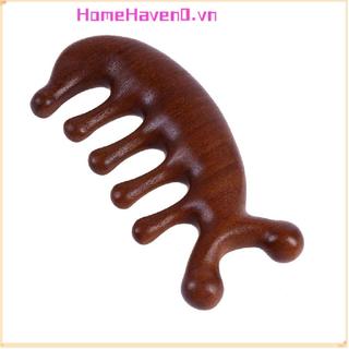 Lược Massage HOMEHAVEN, Máy Mát Xa Da Đầu Chống Tĩnh Điện Nhựa, Bảo Quản Sức Khỏe Răng Rộng Kinh Tuyến Massage Lược Da Đầu