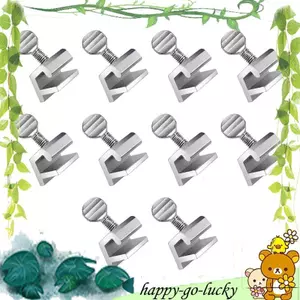 Bộ khóa cửa sổ trượt hợp kim nhôm-10-Pack Bạc để tăng cường an ninh gia đình