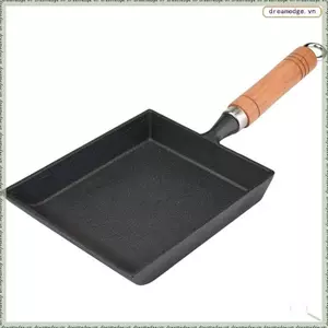 . Chảo trứng tráng gang vuông WIND- Thiết kế chống dính, dễ lau chùi để nấu trứng & bánh kếp