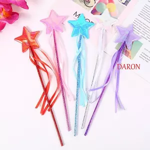 Đũa Phép Công Chúa DARON, Cây Đũa Phép Ngôi Sao Mơ Mộng, Đạo Cụ Trang Phục Nhập Vai Dễ Thương Nhiều Màu Sắc Trẻ Em Dính Cây Đũa Phép Tiệc Halloween