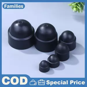10 Chiếc M4 M5 M6 M8 M10 M12 Bu Lông Đai Ốc Mái Vòm Mũ Bảo Vệ Bao Da Lục Giác Nhựa Vít Bảo Vệ Có