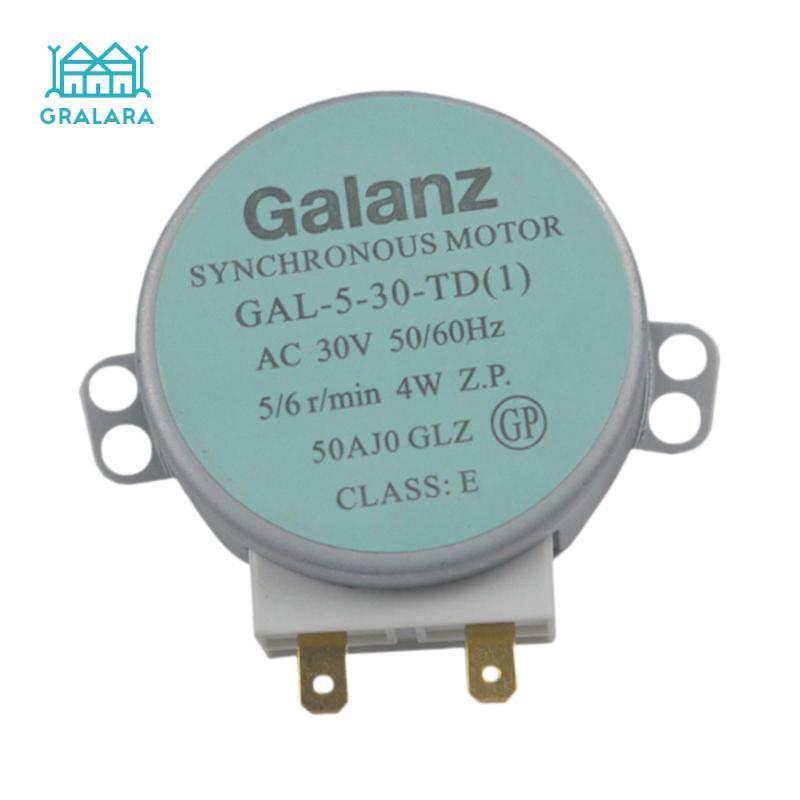 Động Cơ Đồng Bộ Bàn Xoay Động Cơ Lắp Ráp Linh Hoạt 4 / 5R / Min 50 / 60Hz Gia Đình Chắc Chắn Linh Kiện Sửa Chữa AC30V Lò Vi Sóng Bàn Xoay