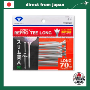 Daiya Golf Repro Tee Slim Design Durable Biomasses Tee Environmentally Friendly