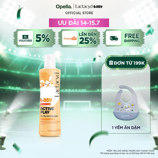 Sữa Tắm Gội Hằng Ngày Cho Bé Lactacyd Baby Active Play, Giúp Đề Kháng Da Và Bảo Vệ Bé Khỏi Vi Khuẩn 250ml
