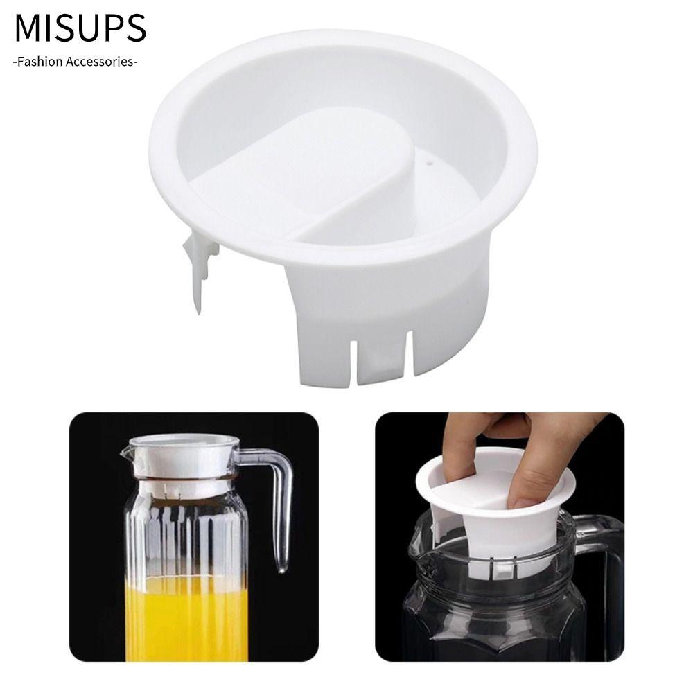 Nắp đậy MISUPS, Phích cắm chai nhựa 7.6CM, Phụ kiện nước thủy tinh Carafe Mũ chống rò rỉ cho bình Bistro