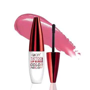 Charm Kiss Peel Off Lip Stain Lip Tint, Son bóng chống thấm nước lâu trôi, Peel Reveal Lip Stain, Peel Off Tattoo Lipstick, Son bóng cốc chống dính, Bộ môi màu xăm
