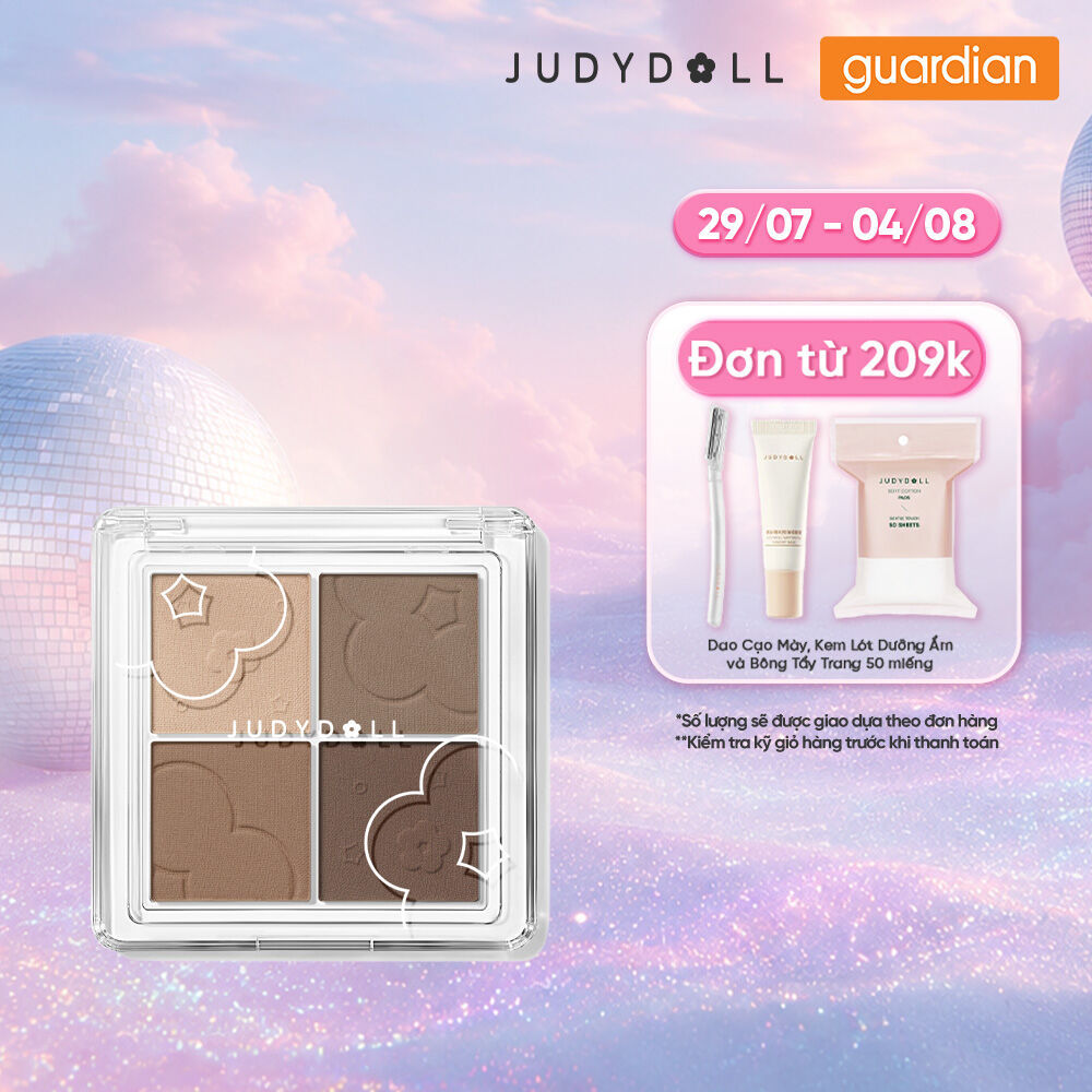 Phấn Mắt Judydoll 4 Ô Ngọt Ngào Tươi Trẻ 5.2g | Guardian Việt Nam