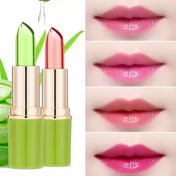 Son môi lô hội chính hãng Jelly không phai màu Cốc chống dính dưỡng ẩm lâu trôi Son môi dưỡng ẩm dưỡng ẩm chống nứt Phụ nữ mang thai có thể sử dụng