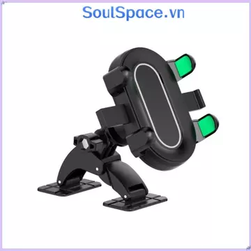 Giá đỡ đầu bóng SOULSPACE, Đế dính kép Giá đỡ điện thoại 17mm, Giá đỡ điện thoại có thể điều chỉnh đa năng Xoay 360 độ Giá đỡ điện thoại di động tự dính Giá đỡ sử dụng trên xe