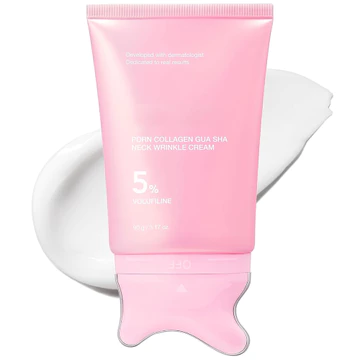 Collagen Gua Sha Neck Cream 90g Massage‑Attached Neck Care Cream For Ordinary Neck Skin Moisturizing Needs