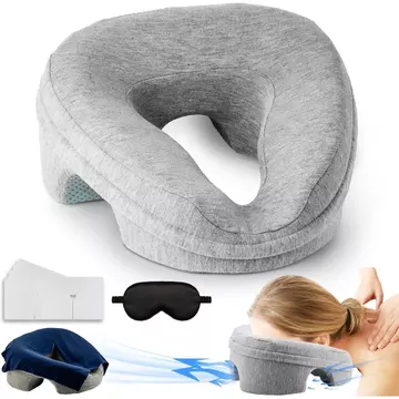Gối úp mặt cho bàn massage, tựa đầu massage cho giường, Gối ngủ dạ dày có đệm lót mặt, Gối BBL sau phẫu thuật phục hồi phẫu thuật mắt, Gối massage có