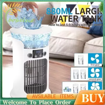 Máy làm mát không khí di động cho phòng, Quạt làm mát bay hơi điều hòa di động đa chức năng 4 trong 1 cho du lịch gia đình A