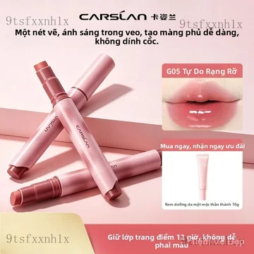 Son môi Son bút lì Carisland, son thỏi màu nude, son kem, son bóng hiệu ứng gương, son bóng lì.