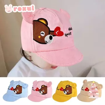 Mũ bóng chày cho bé ROXUL, Mũ chống nắng có thể điều chỉnh cho bé trai bé gái Mũ che nắng, Mũ che nắng Mũ che nắng Mũ trẻ mới biết đi Mũ lưỡi vịt mùa xuân hè