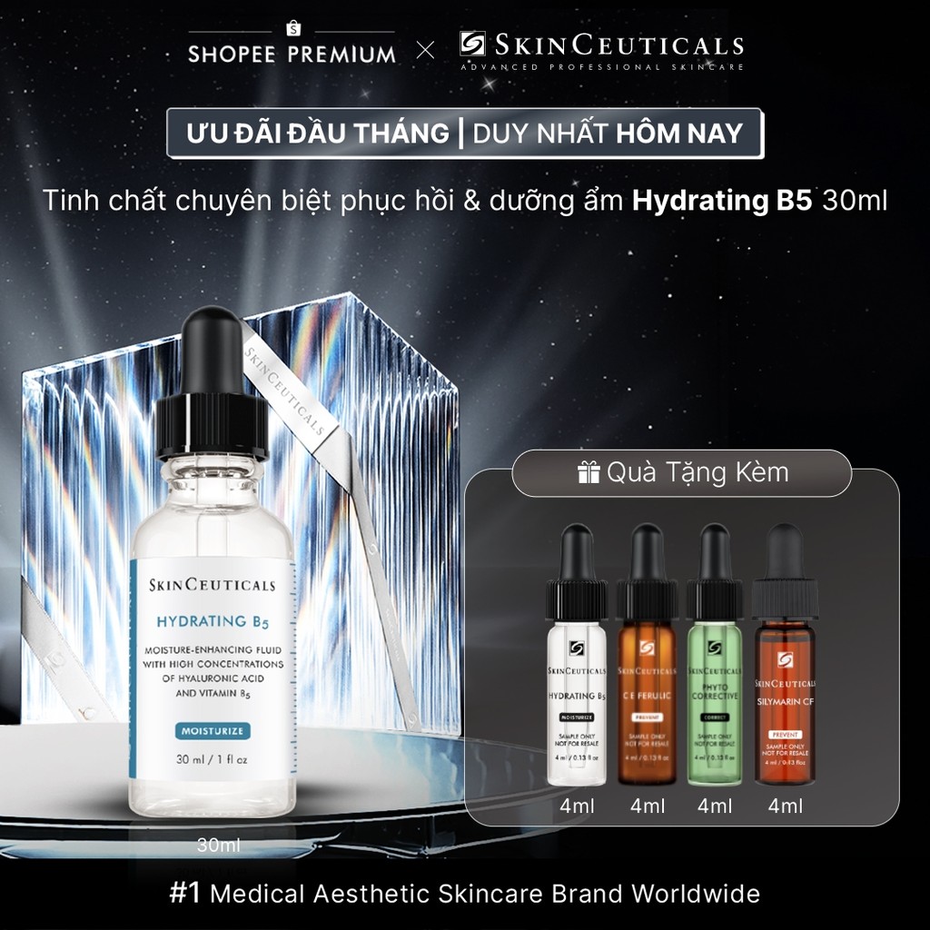 Dưỡng chất cấp ẩm và phục hồi cho mọi loại da Skinceuticals Hydrating B5 30ml