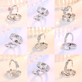 925 Silver Wedding Ring, adjustable by zhanggongziyinshipin635
