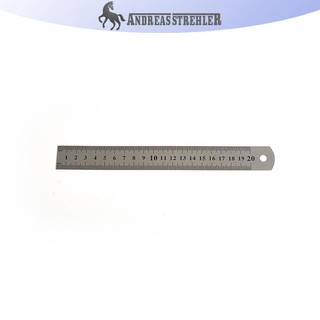Onetimingfine 15-30cm Dụng cụ thước thẳng kim loại bằng thép không gỉ Dụng cụ đo hai mặt VN