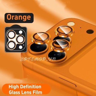 Kính Màu Cam Bảo Vệ Ống Kính Máy Ảnh Cho iPhone 17ProMax 17Air 16 15 14 13 12 11 Kính Cường Lực Camera Bảo Vệ Phim