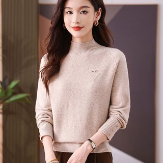 Dệt Kim Tay Dài Cổ Cao Rời Cho Nữ, Phong Cách Hàn Quốc, Perfect cho Thu Đông