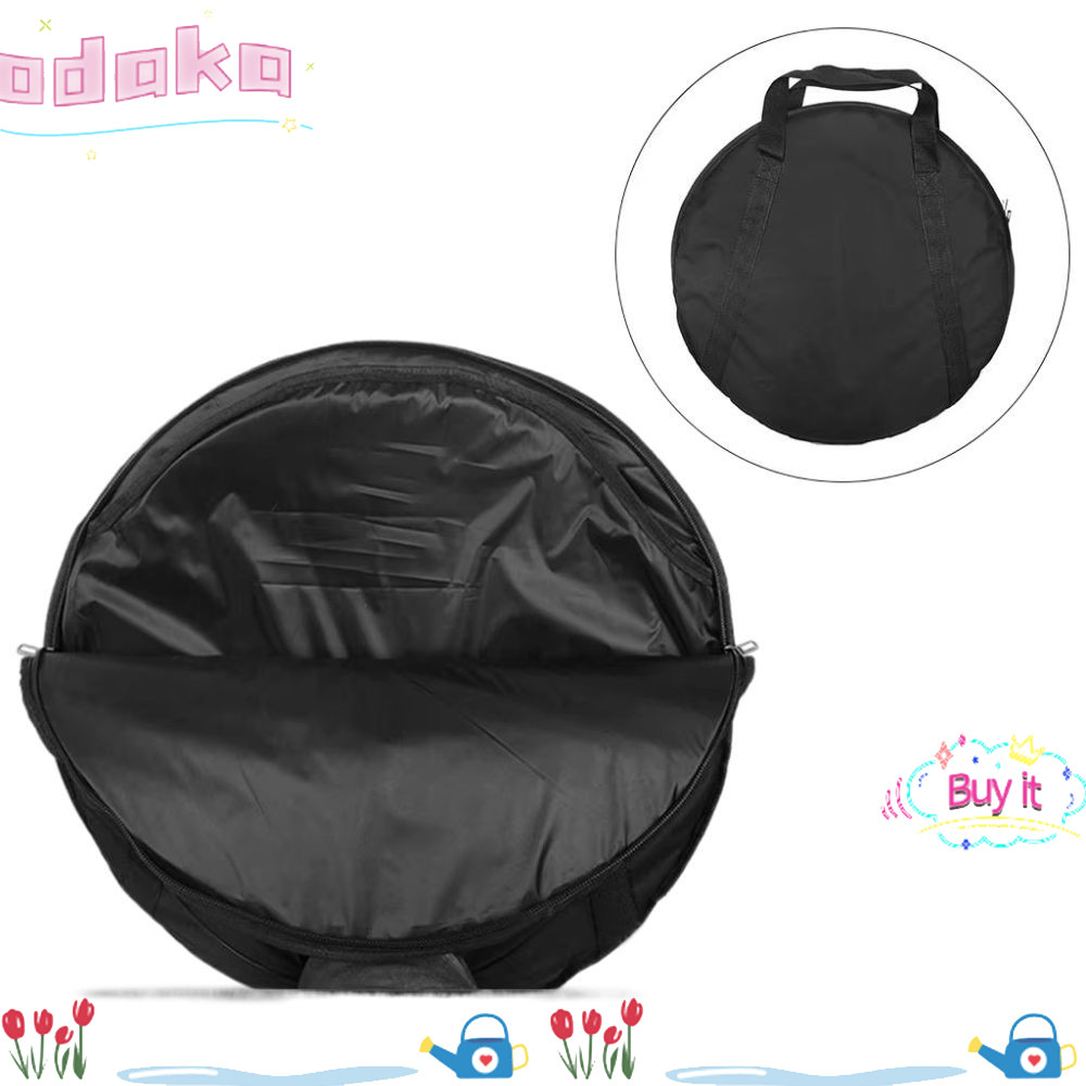 Túi đựng chũm chọe vải ODAKA 600D, Túi đựng đồ màu đen chống thấm nước Túi xách Cotton lót, Dụng cụ sắp xếp Bộ gõ Túi đựng dày Bảo vệ mang theo