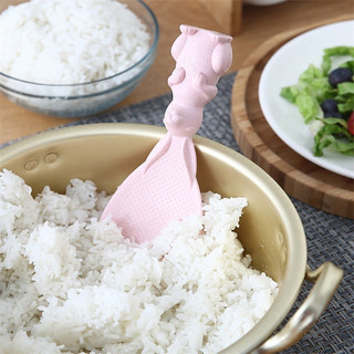 Vá, muôi múc cơm chống dính hình thỏ siêu dễ thương