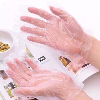 Hộp 200 găng tay chất liệu nilon dùng 1 lần - Siêu dai, tiện dụng
