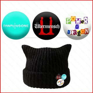 Mũ huy hiệu Ubermensch G-DRAGON kích thước 58mm, mẫu mã Too Bad từ Fansplusone