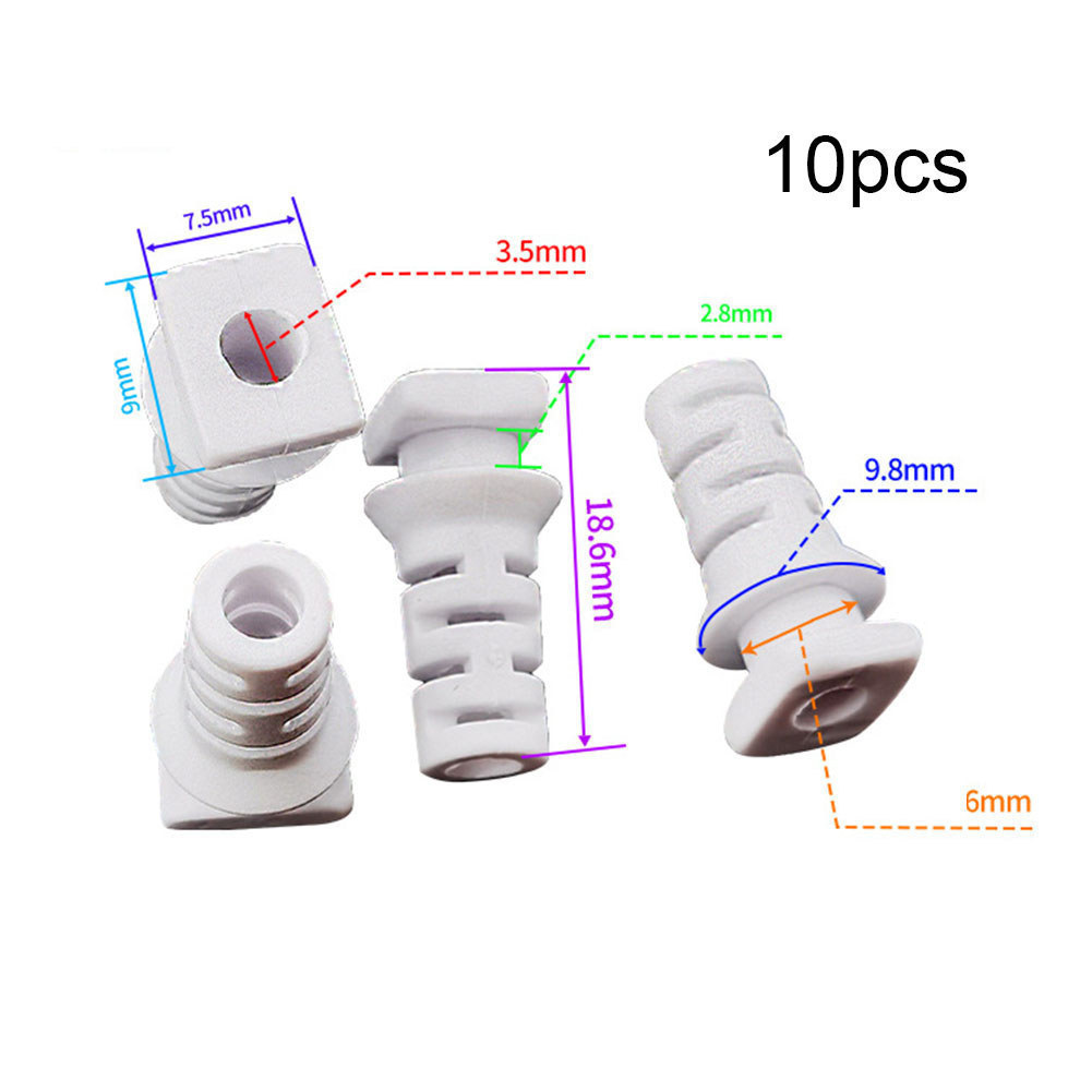 Set 10 / 10 Miếng Cao Su Bọc Bảo Vệ Dây Cáp Tiện Lợi