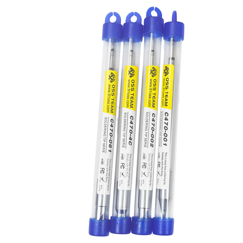 OSS C470 Series Đầu hàn thân thiện với môi trường không chì 2S Tinning cho CPU IC Công cụ sửa chữa hàn thành phần lớn
